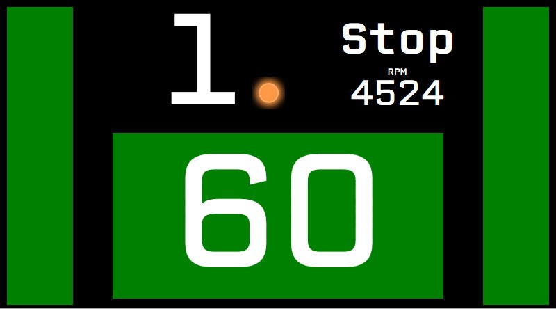 Corvette Z06 LMGT3.R Dashboard Layout 1