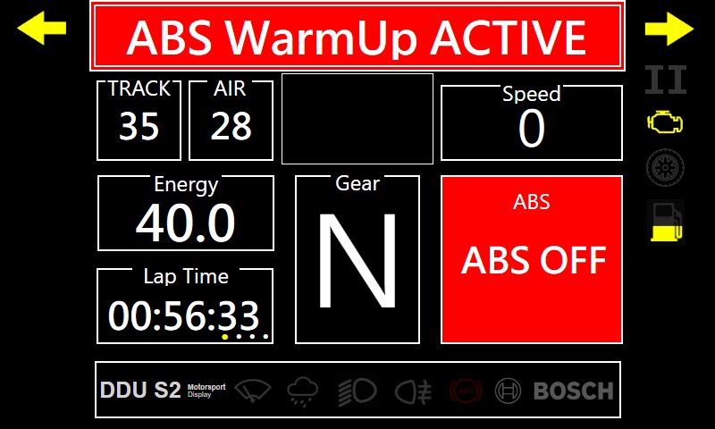 Mercedes-AMG LMGT3 Dashboard Layout 1